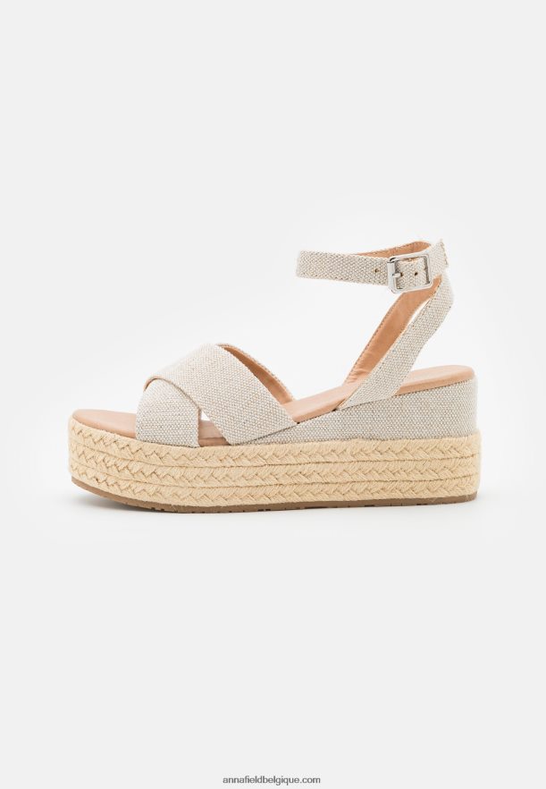 femmes espadrilles beiges Anna FieldNHH26B1486
