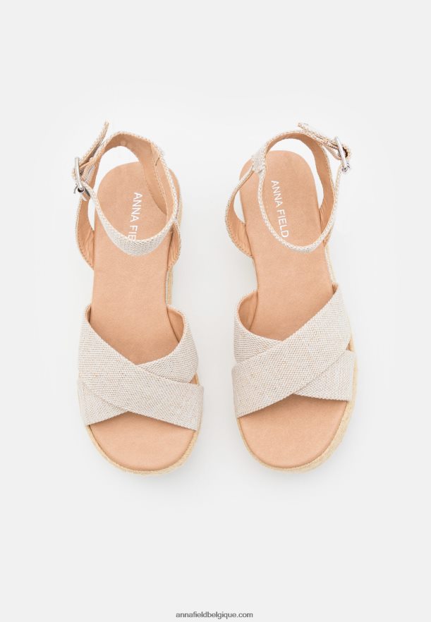 femmes espadrilles beiges Anna FieldNHH26B1486