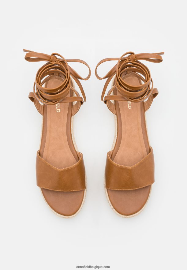 femmes espadrilles cognac Anna FieldNHH26B1584