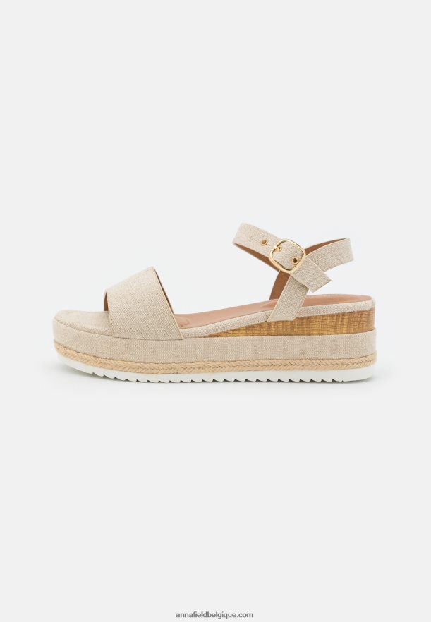 femmes espadrilles confort beiges Anna FieldNHH26B1450