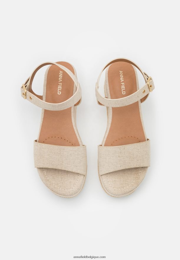 femmes espadrilles confort beiges Anna FieldNHH26B1450