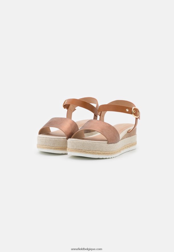 femmes espadrilles confort bronze Anna FieldNHH26B1483