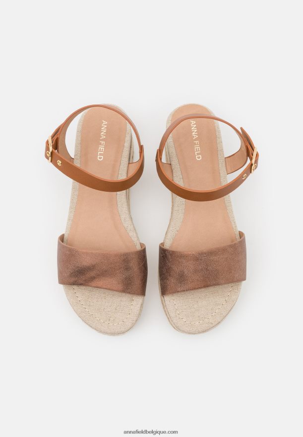 femmes espadrilles confort bronze Anna FieldNHH26B1483