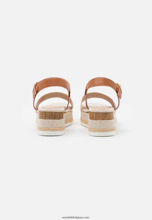 femmes espadrilles confort or Anna FieldNHH26B1456