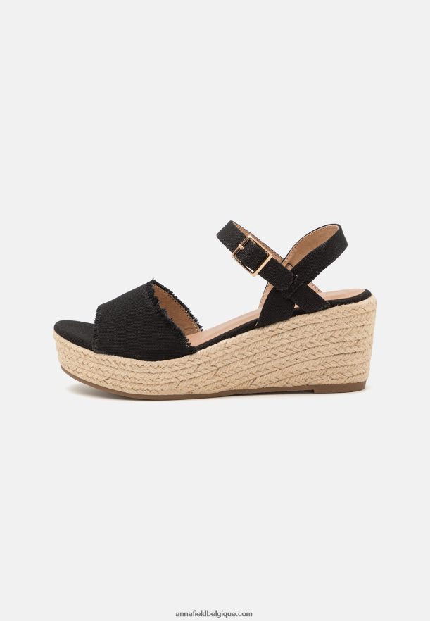 femmes espadrilles noires Anna FieldNHH26B1472