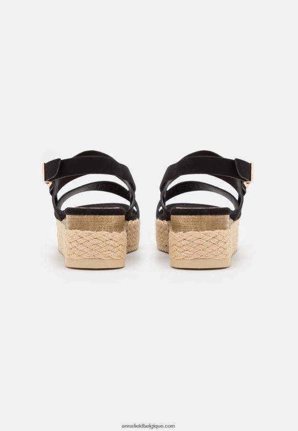 femmes espadrilles noires Anna FieldNHH26B1482