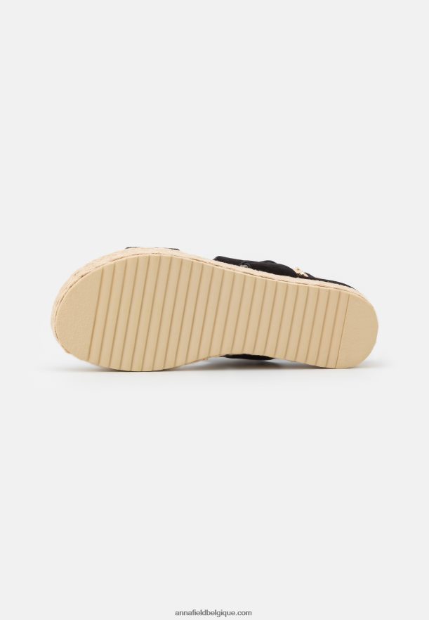 femmes espadrilles noires Anna FieldNHH26B1482