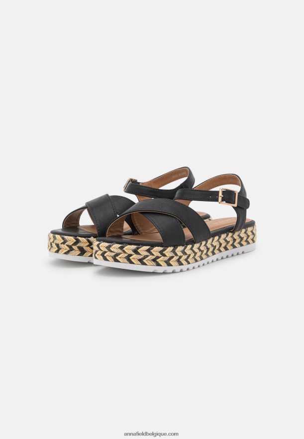 femmes espadrilles noires Anna FieldNHH26B1581