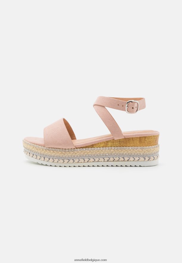 femmes espadrilles rose clair Anna FieldNHH26B1476