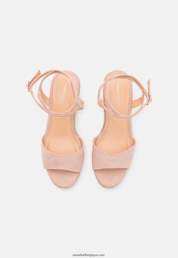 femmes espadrilles rose clair Anna FieldNHH26B1484