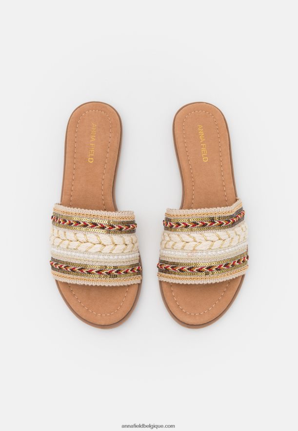 femmes mules beiges Anna FieldNHH26B1869