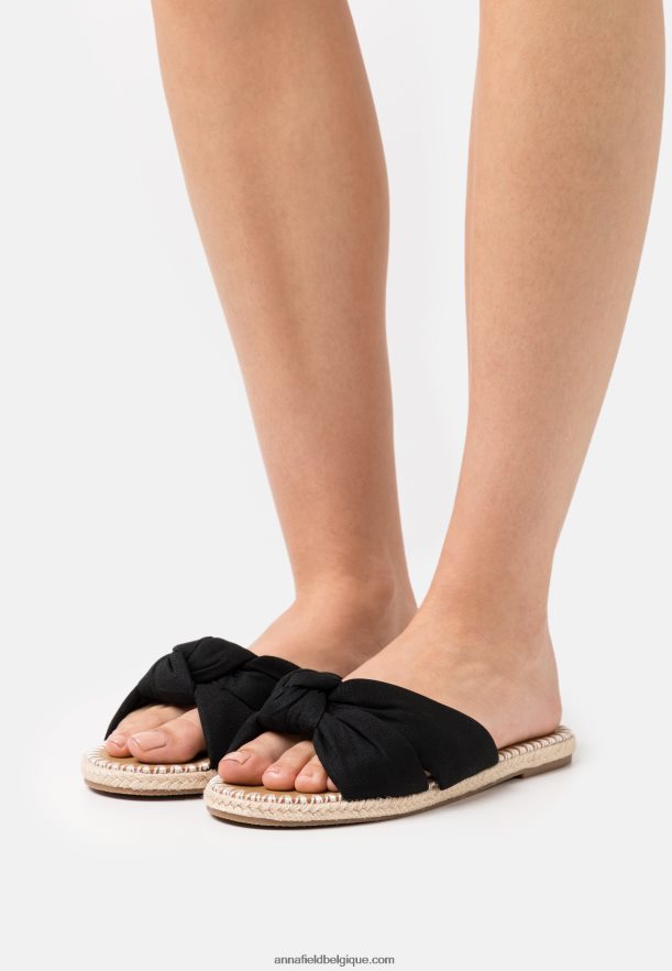 femmes mules noires Anna FieldNHH26B1870