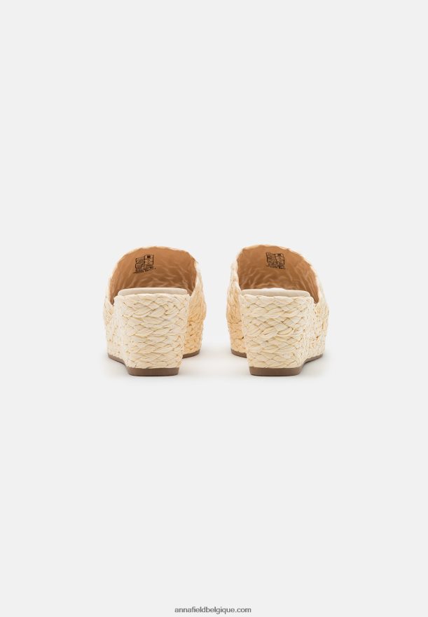 femmes mules à talons beiges Anna FieldNHH26B1883