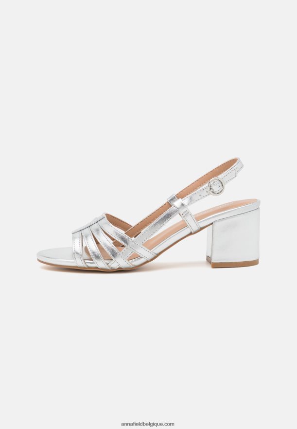 femmes sandales argent Anna FieldNHH26B1304