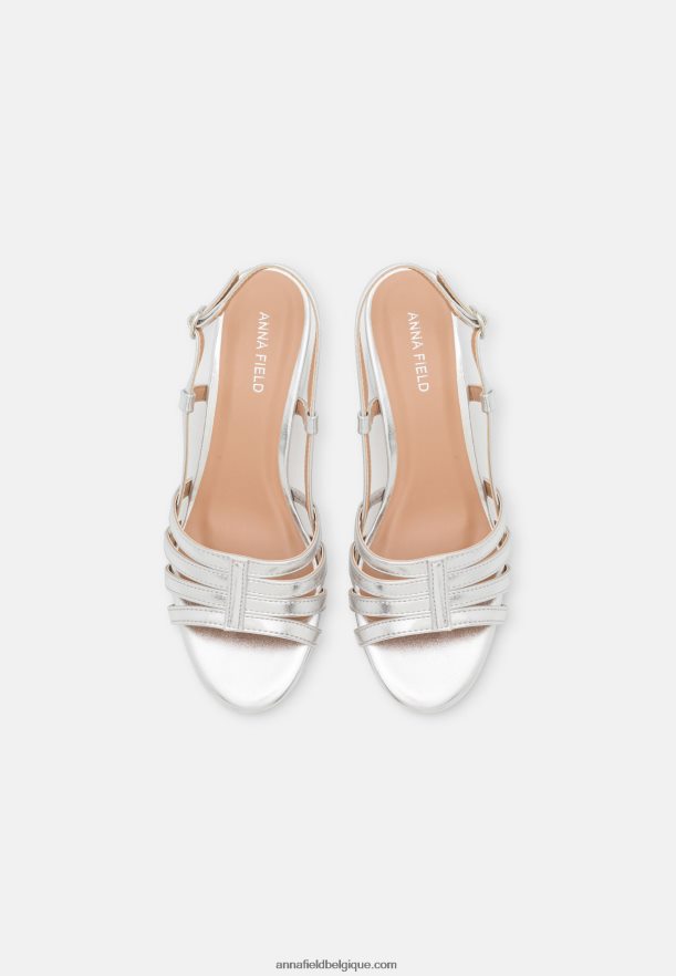 femmes sandales argent Anna FieldNHH26B1304