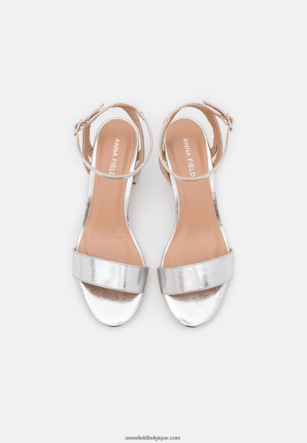 femmes sandales argent Anna FieldNHH26B1364