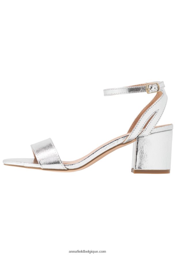 femmes sandales argent Anna FieldNHH26B1448
