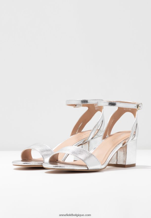femmes sandales argent Anna FieldNHH26B1448