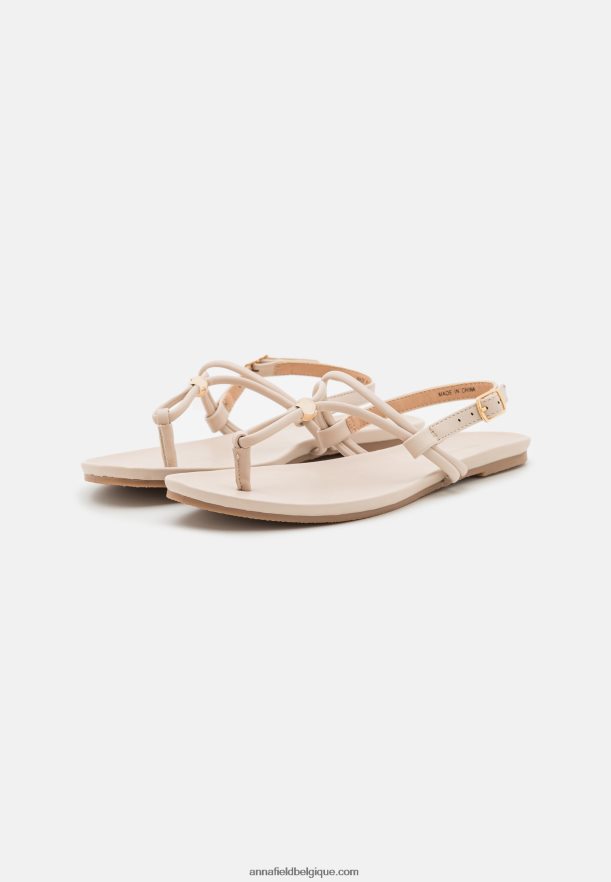 femmes sandales à barre en T beige Anna FieldNHH26B1511