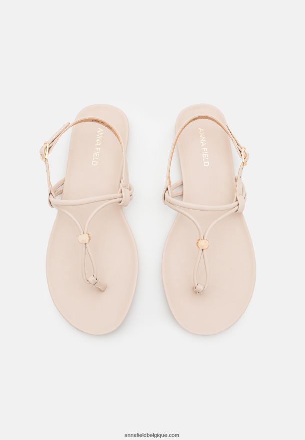 femmes sandales à barre en T beige Anna FieldNHH26B1511
