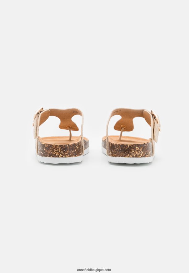 femmes sandales à barre en T beige Anna FieldNHH26B1539