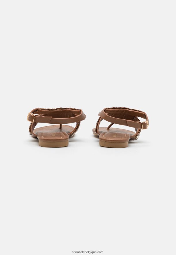 femmes sandales à barre en T beige Anna FieldNHH26B1540