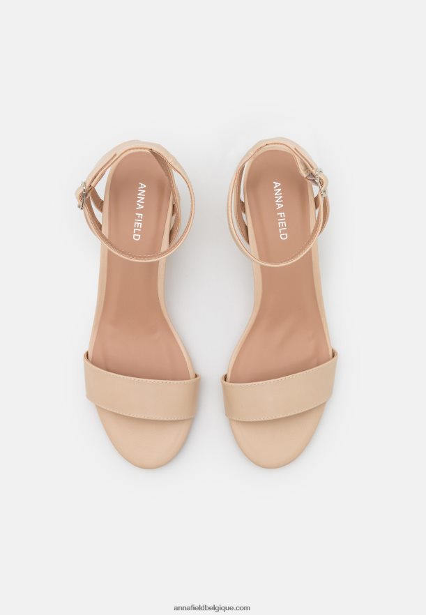 femmes sandales blanc cassé Anna FieldNHH26B1349