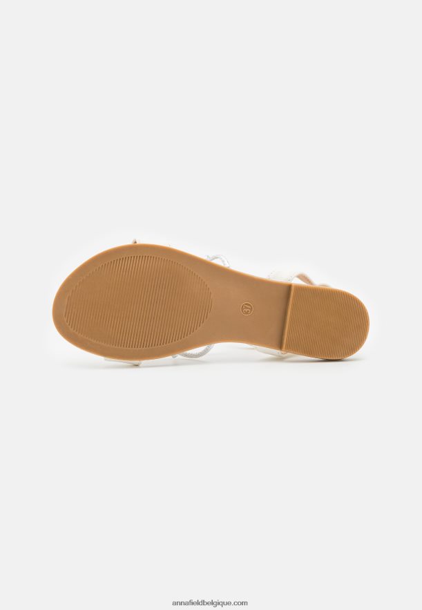 femmes sandales blanches Anna FieldNHH26B1263