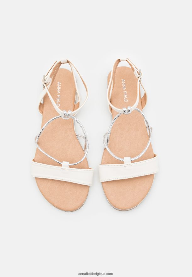 femmes sandales blanches Anna FieldNHH26B1263