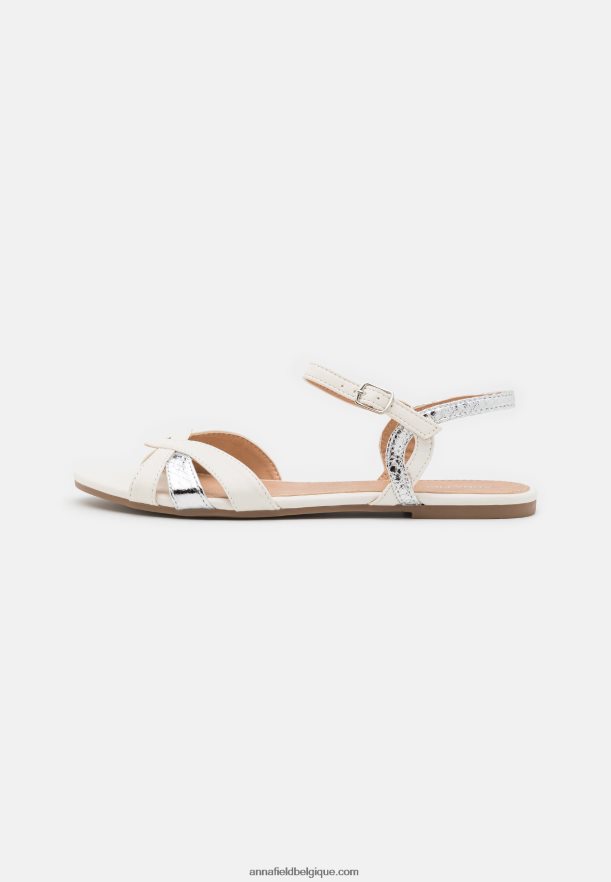 femmes sandales blanches Anna FieldNHH26B1266