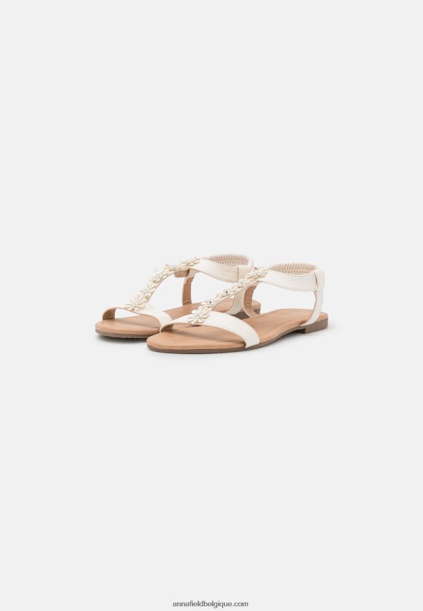 femmes sandales blanches Anna FieldNHH26B1361