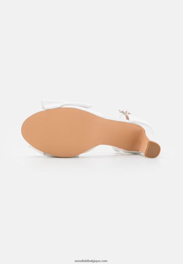 femmes sandales blanches Anna FieldNHH26B1426