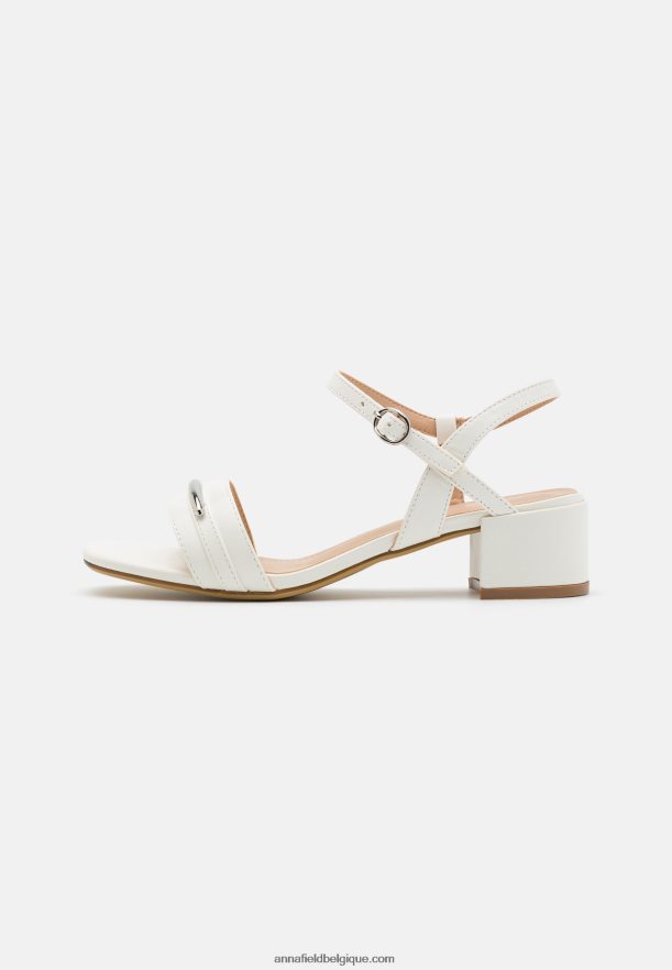 femmes sandales blanches Anna FieldNHH26B1430