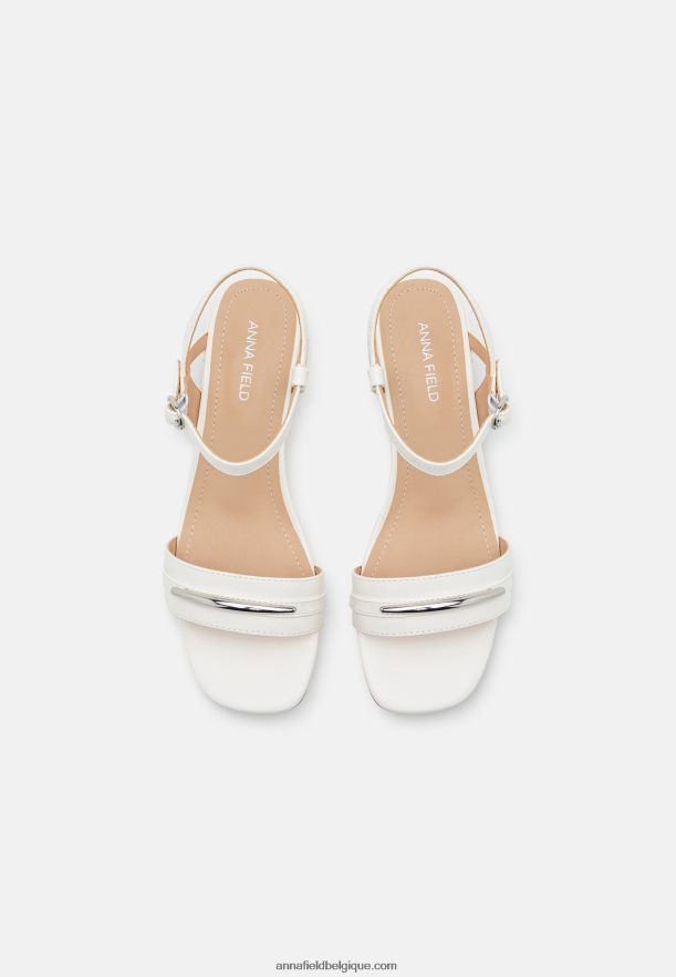 femmes sandales blanches Anna FieldNHH26B1430