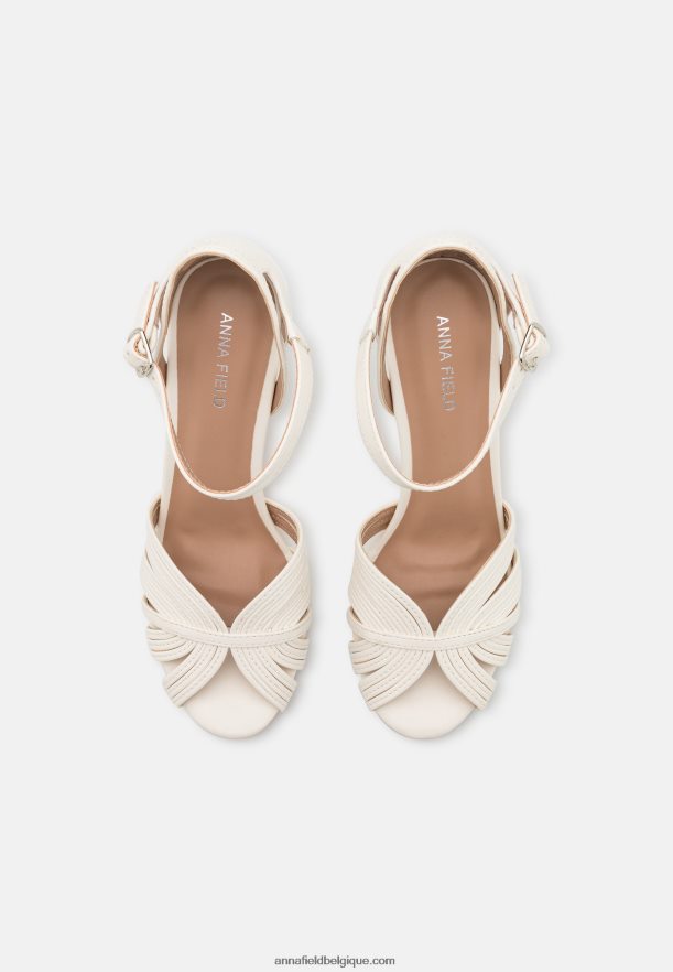 femmes sandales blanches à talons hauts Anna FieldNHH26B1245