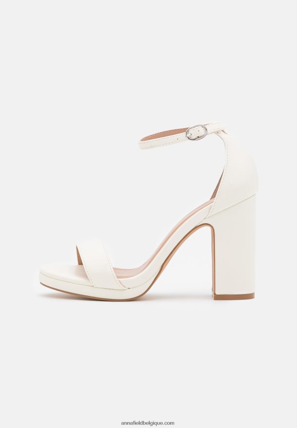 femmes sandales blanches à talons hauts Anna FieldNHH26B1288