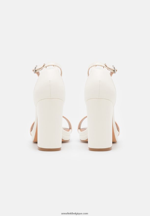 femmes sandales blanches à talons hauts Anna FieldNHH26B1288