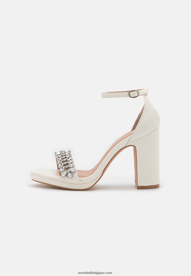 femmes sandales blanches à talons hauts Anna FieldNHH26B1341