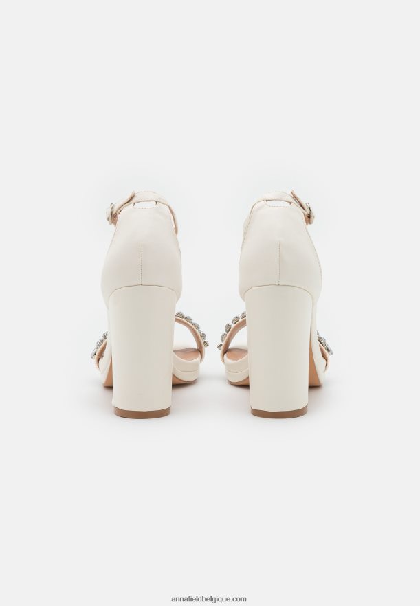 femmes sandales blanches à talons hauts Anna FieldNHH26B1341