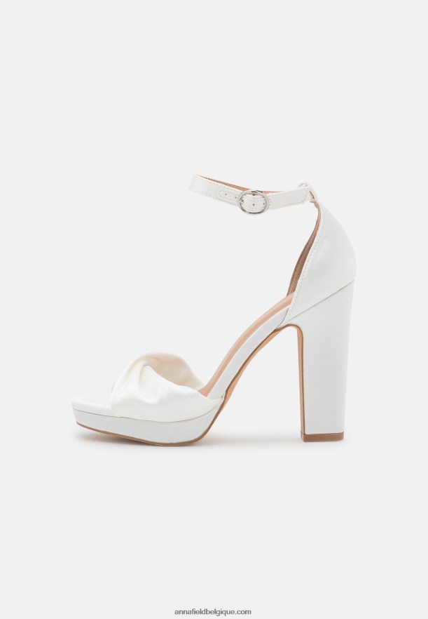 femmes sandales blanches à talons hauts Anna FieldNHH26B1554