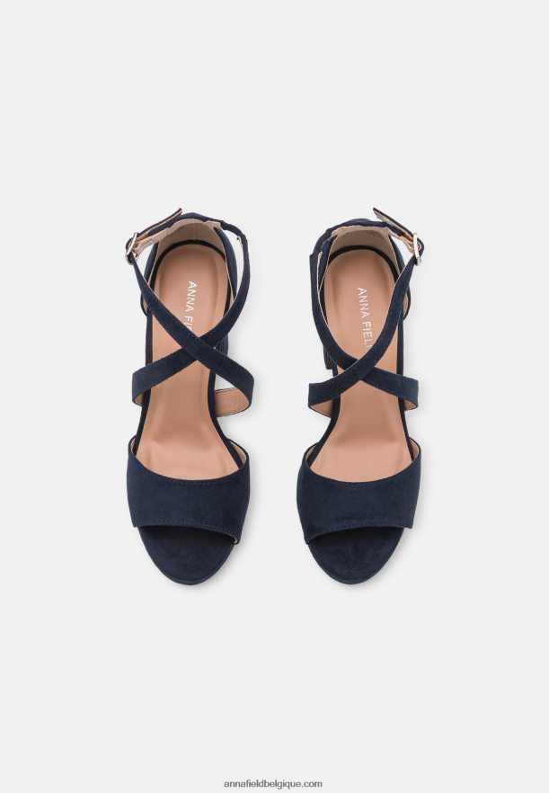 femmes sandales bleu foncé Anna FieldNHH26B1250