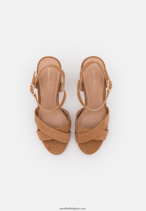 femmes sandales cognac Anna FieldNHH26B1286
