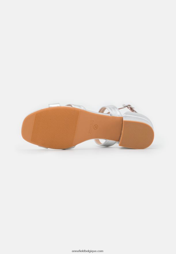 femmes sandales confort argent Anna FieldNHH26B1356