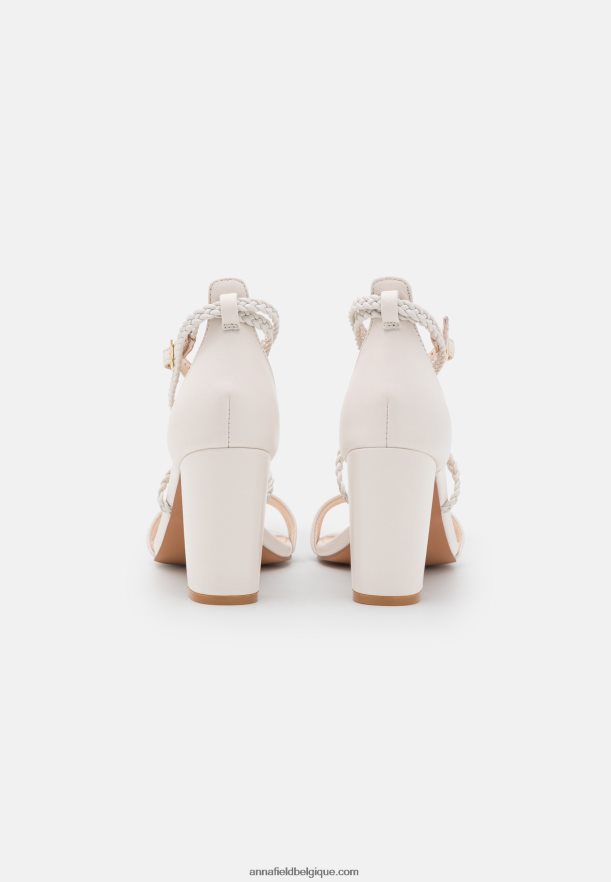 femmes sandales en cuir blanc Anna FieldNHH26B1428