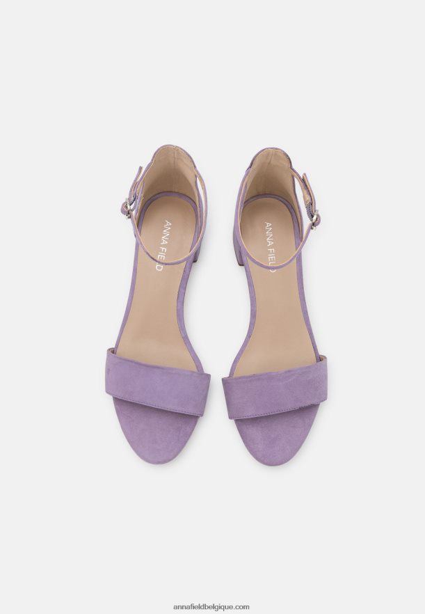 femmes sandales en cuir lilas Anna FieldNHH26B1421