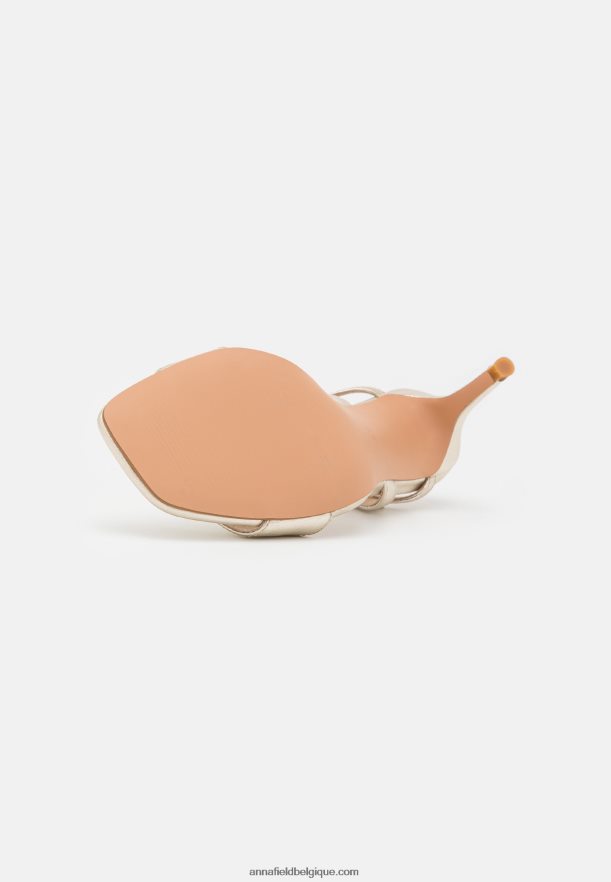 femmes sandales en cuir or Anna FieldNHH26B1246