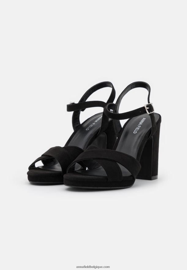 femmes sandales noir Anna FieldNHH26B1307