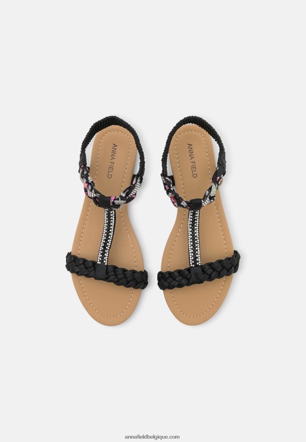 femmes sandales noir Anna FieldNHH26B1346