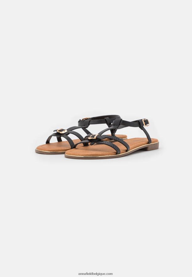 femmes sandales noir Anna FieldNHH26B1410