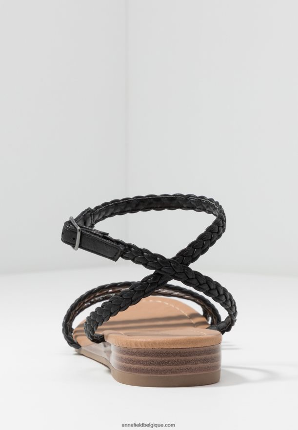 femmes sandales noir/argent Anna FieldNHH26B1248